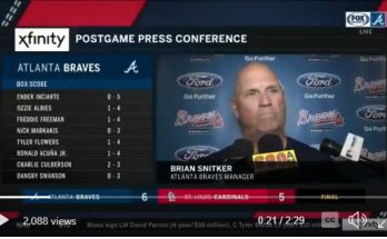 Braves Manager Brian Snitker Press Conference – July 1, 2018!