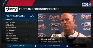 Braves Manager Brian Snitker Press Conference - July 6, 2018
