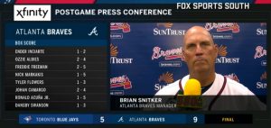 Braves Manager Brian Snitker Press Conference July 11 2018! At SunTrust Park - Final Score: Braves 9 Brewers 5! Chop On Braves Country!