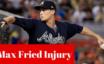 Braves Pitcher Max Fried Exits Game With Groin Strain Injury Against The Washington Nationals on August 7 2018 in the first game of a double header!