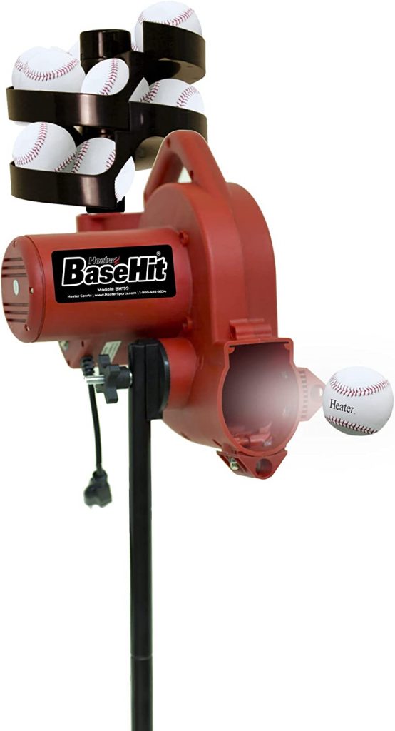 Heater Sports Base Hit Lite & Real Baseball Pitching Machine