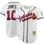 Chipper Jones Atlanta Braves Mitchell & Ness Authentic White Jersey