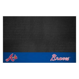 Fanmats 12145 MLB Atlanta Braves Vinyl Grill Mat