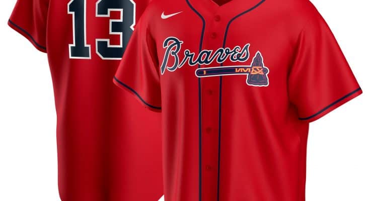 Ronald Acuna Jr Atlanta Braves Nike Alternate 2020 Replica Player Jersey - Red